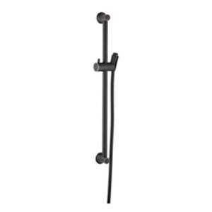 Hansgrohe 27617920 Unica C Wall Bar, 24 in L Bar, 26-3/4 in OAL, Brass, Rubbed Bronze