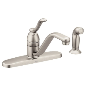 Moen® 7051SRS Kitchen Faucet, Banbury™, 1.5 gpm Flow Rate, Spot Resist® Stainless Steel, 1 Handle