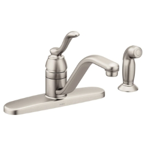 Moen® 7051SRS Kitchen Faucet, Banbury™, 1.5 gpm Flow Rate, Spot Resist™ Stainless, 1 Handle