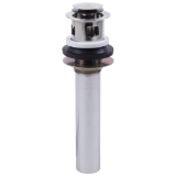 DELTA® 33W576SS Traditional Push Pop-Up Assembly, Stainless