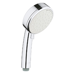 GROHE 26046002 New Tempesta® Cosmopolitan 100 II Hand Shower, 1.75 gpm Flow Rate, 2 Sprays, 3-15/16 in Dia Head, 1/2 in Connection, StarLight® Polished Chrome