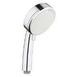 GROHE 26046002 New Tempesta® Cosmopolitan 100 II Hand Shower, 1.75 gpm Flow Rate, 2 Sprays, 3-15/16 in Dia Head, 1/2 in Connection, StarLight® Polished Chrome