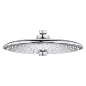 GROHE 26456000 Shower Head, Euphoria® 260, 1.75 gpm, 3 Sprays, 10-1/4 in Dia Head, StarLight® Polished Chrome