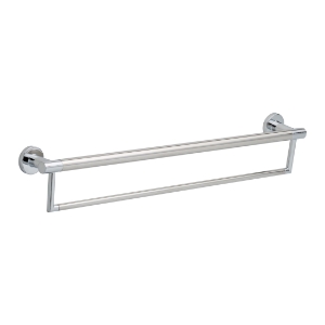 DELTA® 41519 Decor Assist™ Contemporary Towel Bar With Assist Bar, 24 in L Bar, 3 in OAD x 4-1/4 in OAH, Metal, Polished Chrome