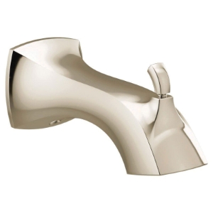 Moen® 161955NL Wall Mount Diverter Tub Spout Kit, Voss™, 1/2 in Slip-Fit, Metal, Polished Nickel