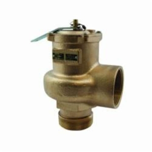 Apollo™ 1420508 14-200 Safety Relief Valve, 2 in Nominal, Male x Female End Style, 15 psi Pressure, Bronze Body