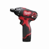 Milwaukee® 2401-20 Compact Lightweight Cordless Screwdriver, 1/4 in Chuck, 12 VDC, 150 in-lb Torque, Li-Ion Battery