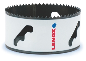 Lenox® SPEED SLOT® Hole Saw With T2 Technology, 4-1/8 in Dia, 1-7/8 in D Cutting, Bi-Metal Cutting Edge, 5/8 in Arbor
