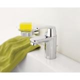 GROHE 40344001 Master Bathroom Accessories Set, Essentials, 1 Pockets, Glass/Metal