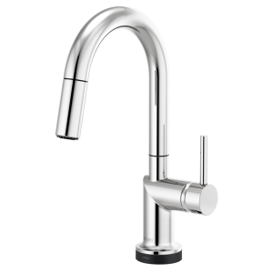 Brizo® SmartTouch® 64975LF-PCLHP Pull-Down Prep Faucet - Less Handles, Odin®, Polished Chrome, 1 Handle, 1.8 gpm at 60 psi