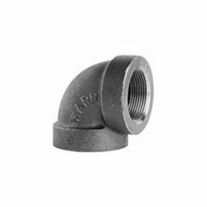 Ward Mfg 1.BCL 90 deg Straight Pipe Elbow, 1 in Nominal, FNPT End Style, 125 lb, Cast Iron, Black