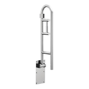 Moen® R8962FD Flip-Up Grab Bar, Home Care®, 30 in L x 1-1/4 in Dia, Stainless Steel, Stainless Steel