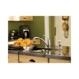 Moen® 7082 Kitchen Faucet, Torrance™, 1.5 gpm Flow Rate, 4 in Center, Chrome, 1 Handle