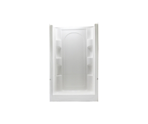 Clarion 4S30C Quantum® 4-Piece Shower With 7 in Threshold, 48 in W x 77 in H, AcrylX™ Acrylic