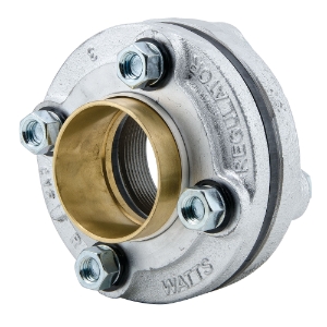 WATTS® 0821747 Dielectric Flanged Pipe Fitting, 2-1/2 in Nominal, FNPT x C End Style, 175 psi Pressure