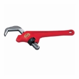 RIDGID® 31305 Hex Wrench, 1-1/8 to 2-5/8 in Pipe, 9-1/2 in OAL, Hex Jaw, Cast Iron Handle, Knurled Nut Adjustment