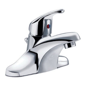 CFG CA40712 Cornerstone™ Lavatory Faucet, Polished Chrome, 1 Handle, 50/50 Pop-Up Drain, 1.2 gpm Flow Rate