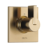 DELTA® T11853-CZ 2-Port 3-Setting Diverter Trim, Champagne Bronze