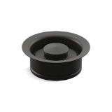 Kohler® 11352-BL Disposal Flange with Stopper, 4-7/16 in Dia Nominal, Metal, Matte Black