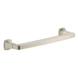 GROHE 40633EN0 Grab Bar, Grandera®, 15-3/16 in L, StarLight® Brushed Nickel, Metal