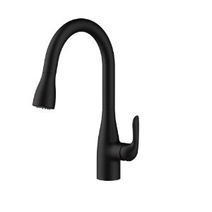 Gerber® G0040164BS Viper™ Kitchen Faucet, 1.75 gpm Flow Rate, Satin Black, 1 Handle, 1 Faucet Hole