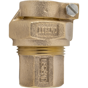 LEGEND® 313-275NL T-4305 Pipe Coupling, 1 in Nominal, Pack Joint (CTS) x FNPT End Style, Bronze