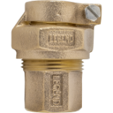 LEGEND® 313-275NL T-4305 Pipe Coupling, 1 in Nominal, Pack Joint (CTS) x FNPT End Style, Bronze