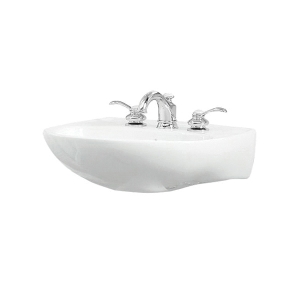 Sterling® 446128-0 Bathroom Sink Basin With Overflow, Sacramento®, Oval Shape, 2 in Faucet Hole Spacing, 21-1/4 in L x 18-1/4 in W, Wall Mount, Vitreous China, Glossy White