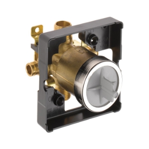 DELTA® R10000-MF Universal Tub and Shower Rough-In Valve Body, 1/2 in Cold Expansion PEX Inlet x 1/2 in Pex Cold Expansion Outlet, Forged Brass Body
