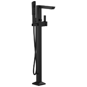 Brizo® T70188-BL Tub Filler, Vettis™, 2 gpm, Matte Black, 1 Handle