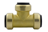 EPC TECTITE™ 10155486 211 Push Tee, 1/2 in Nominal, C x C x C End Style, Brass