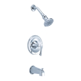 Gerber® D500122TC Antioch® 1-Handle Tub and Shower Trim Kit, 6-3/4 in W x 65 to 78 in H, Brass, Polished Chrome