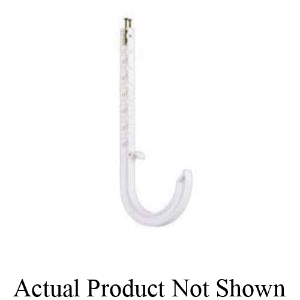 Sioux Chief HangsTuff™ 553-6W DWV Pipe Extension Hanger, 1-1/2 in Pipe/Tube, 40 lb Cradle/15 lb Inverted Load, ABS