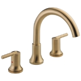 DELTA® T2759-CZ Roman Tub Trim, Trinsic®, 1.75 gpm Flow Rate, 8 to 16 in Center, Champagne Bronze, 2 Handles, Traditional
