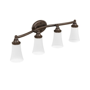 Moen® YB2864ORB 4-Globe Bath Light, Eva®, 120VAC, Oil Rubbed Bronze