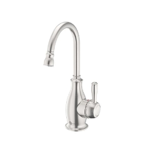 Insinkerator® 45389AU-ISE 2010 Showroom Instant Traditional Style Hot Only Water Dispenser Faucet, 360 deg Swivel Spout, Stainless Steel