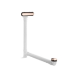 Kohler® 7272-RGD Slotted Overflow Bath Drain, SCH 40/STD PVC, Vibrant® Rose Gold