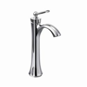 Moen® 4507 Bathroom Faucet, Wynford™, 1.5 gpm Flow Rate, 9 in H Spout, 1 Handle, 1 Faucet Hole, Chrome, Function: Traditional