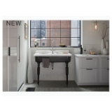 Kohler® 21103-1HP5-0 Farmstead® Kitchen Sink, Rectangular Shape, 1 Faucet Hole, 45 in L x 25 in W x 13-7/8 in H, Freestanding Mount, Enameled Cast Iron, White