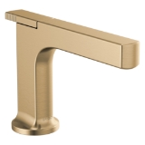 Brizo® 65006LF-GL Kintsu™ Lavatory Faucet, 1.5 gpm at 60 psi Flow Rate, 3-13/16 in H Spout, 1 Handle, 1 Faucet Hole, Luxe Gold