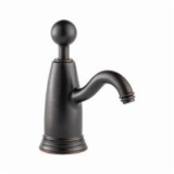 Brizo® RP61024-RB Tresa® Soap Dispenser, Venetian Bronze, 13 oz Capacity, Deck Mount, Brass