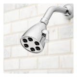 Speakman® S-2252 Icon™ Multi-Function Shower Head, 2.5 gpm Min, 3 Sprays, Wall Mount, 2-3/4 in Head