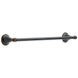 DELTA® 70018-OB Windemere® Towel Bar, 18 in L Bar, 3-1/2 in OAD x 2-5/32 in OAH, Brass, Oil Rubbed Bronze