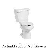 Mansfield® 038710040 531271 387 RH Summit™ EL Tank and Cover Only, 1.28 gpf, 3 in Right Hand Lever Flush, 3-Bolt Tank to Bowl Connection, White