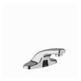 Sloan® Optima® 3365055BA Touchless Centerset Electronic Faucet, Polished Chrome, 0.5 gpm Flow Rate