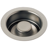 Brizo® 69070-SS Kitchen Disposal and Flange Stopper, 4-1/2 in Nominal, 4-1/2 in OAL, Brass, Stainless Steel