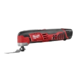 Milwaukee® 2426-22 Cordless Oscillating Multi-Tool Kit, 5000 to 20000 opm Speed, 12 VDC, Li-Ion Battery, 2 Batteries