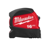 Milwaukee® 48-22-0325 Compact Magnetic Wide Measuring Tape, 25 ft L x 1 in W Blade, Steel Blade, 1/16 in, 1/8 in, 1/4 in, 1/2 in, 1 ft Graduation