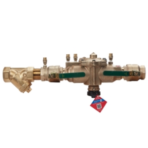 WATTS® 88004087 LF009-FS In-Line Backflow Preventer, 2 in Nominal, FNPT End Style, Quarter-Turn Ball Valve, Reduced Pressure Zone