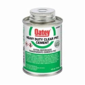 Oatey® 30850 Heavy Duty Low VOC PVC Cement, 4 oz Container, Clear